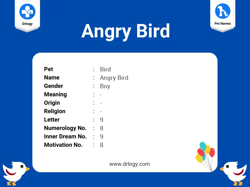 Angry Bird Name Meaning
